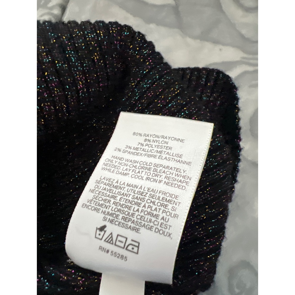 Express Metallic Ribbed Bodycon Dress - Picture 6 of 6